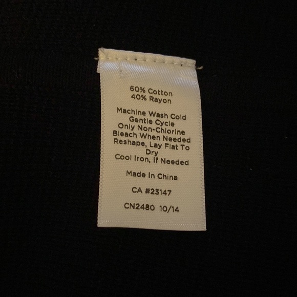 Talbots black knit jacket size X - Picture 6 of 6